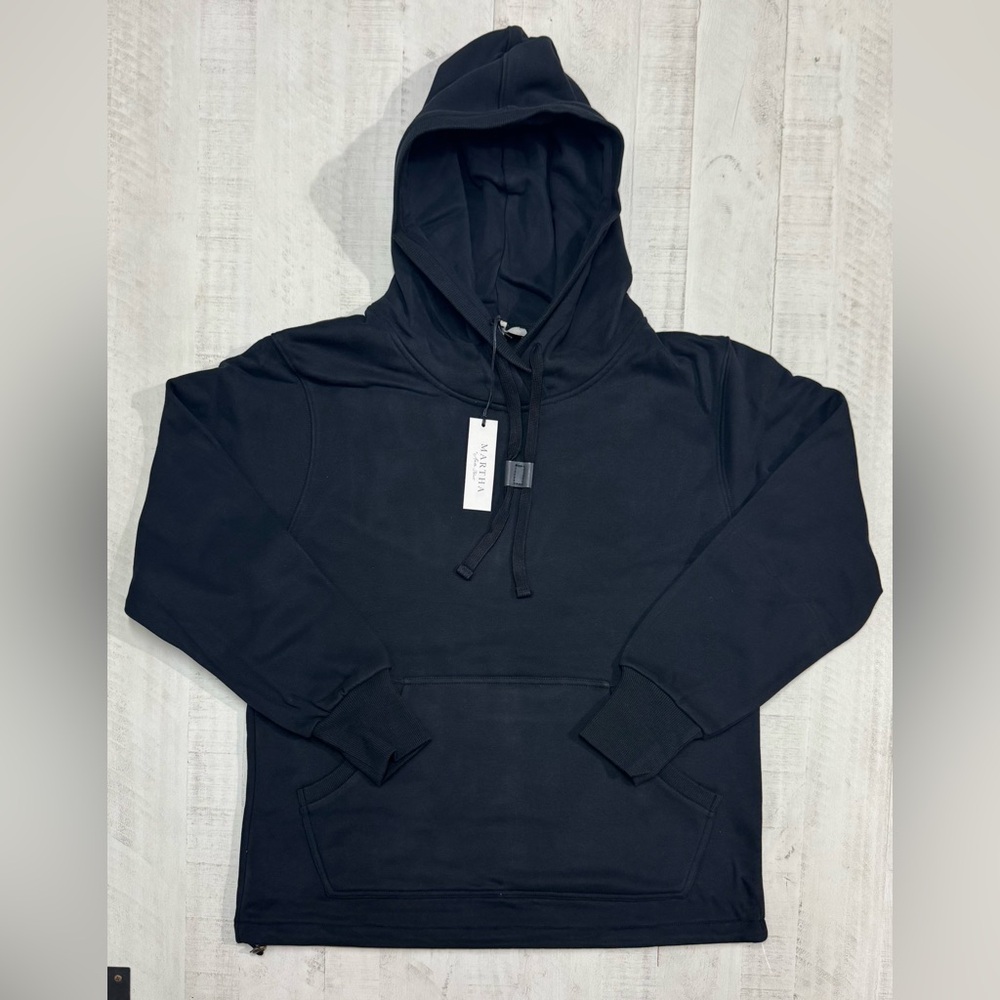 Martha stewart flecce pullover canguro pockets hoodie